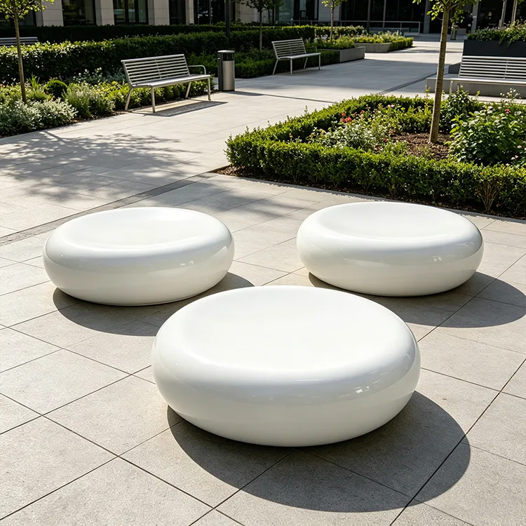 Kaupallinen FRP Pebble Bench